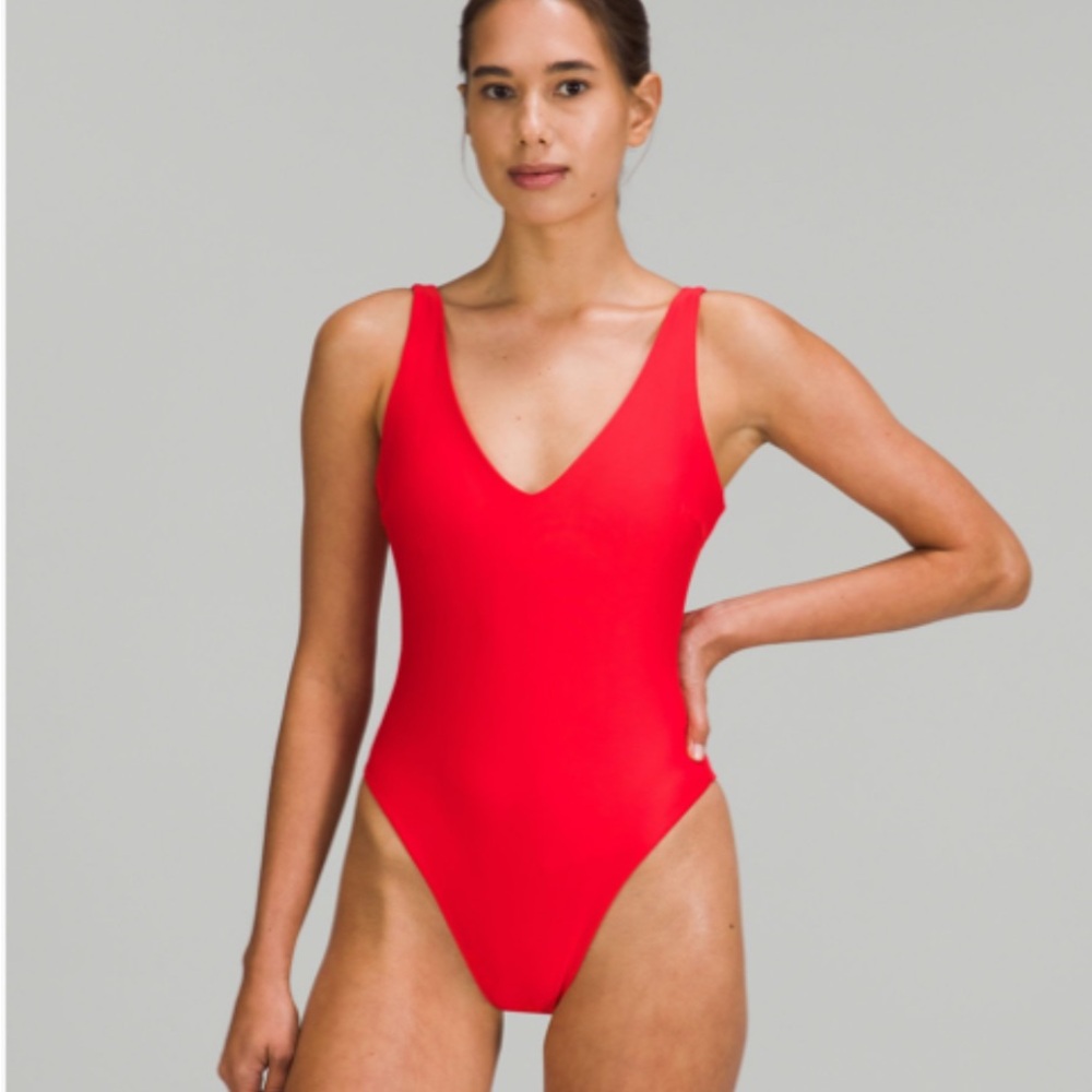 Lululemon Waterside V-neck Swimsuit